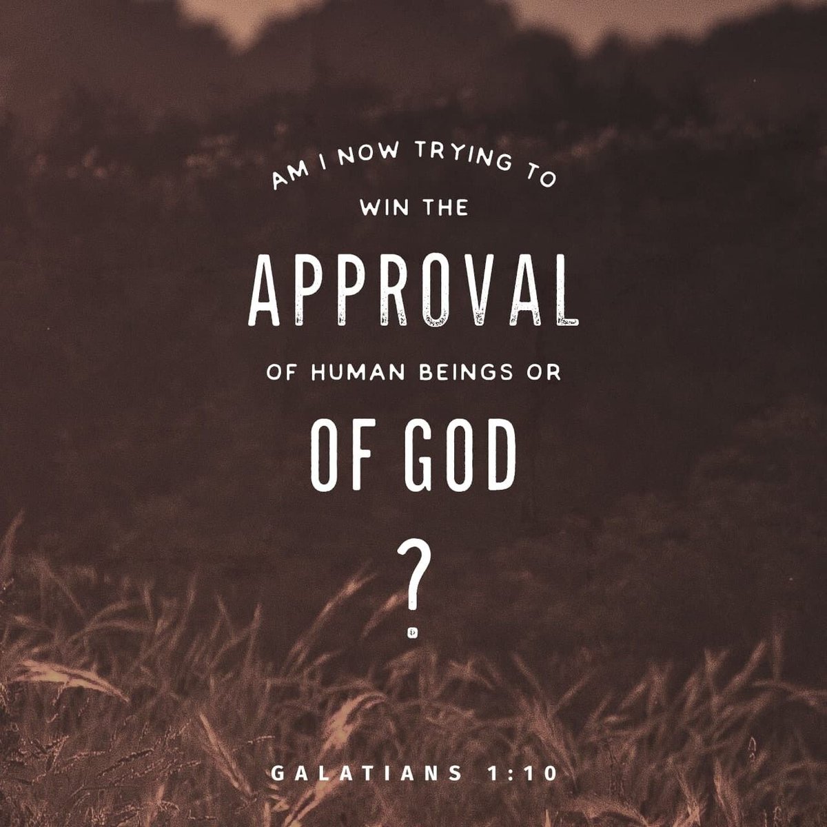 RealPowerAME's tweet photo. “Obviously, I’m not trying to win the approval of people, but of God. If pleasing people were my goal, I would not be Christ’s servant.” Galatians 1:10 NLT #RealPower #RealPower4RealLiving https://t.co/dvmw8or9PL