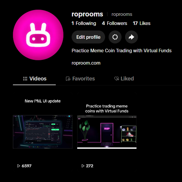roprooms's tweet photo. One of our TikTok videos has reached 6,500 views! Today, we’ll be creating another video, along with sharing some exciting new announcements.

Stay tuned more updates are coming throughout the day. https://t.co/8oq9nGRgXZ
