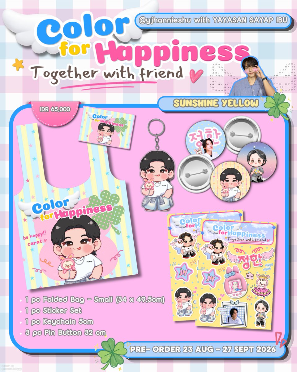 Yjhannieshu's tweet photo. Halo Caratdeul! 

Nggak terasa, tinggal 2 minggu lagi menuju hari acara!

Buat kalian yang belum melakukan pembelian kit jangan sampai kelewatan yaaa! 
Pembelian kit masih kami buka sampai 27 September 2026

Yuk, segera amankan kit kalian sebelum batas waktu pembelian berakhir! ✨️
Berikut link pembelian kit : 
https://t.co/isp5dz6pUz

Sampai ketemu di hari acara, Caratdeul! 🌸