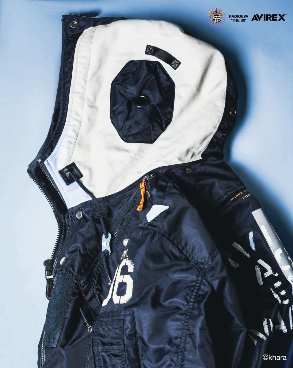 ModernNotoriety's tweet photo. AVIREX x EVANGELION MARK.06 https://t.co/hfJxdP2bxB