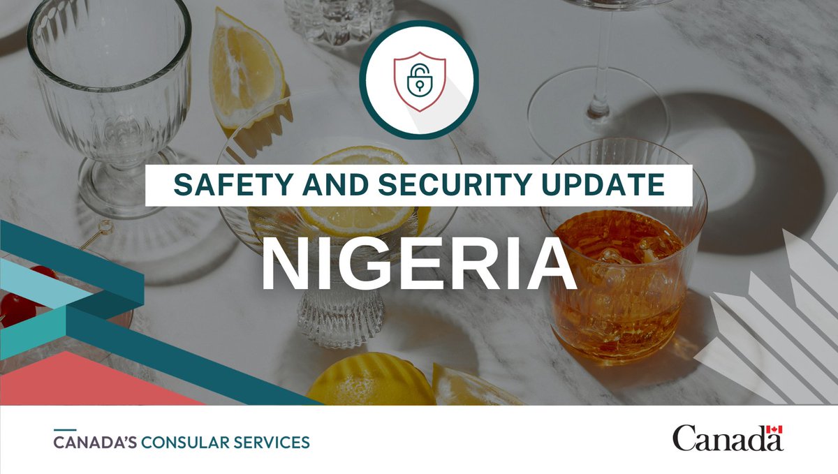 TravelGoC's tweet photo. Casualties have occurred in #Nigeria due to the consumption of unregulated and adulterated alcohol containing high levels of methanol. 
Buy alcohol from reputable establishments and seek medical assistance if you begin to feel sick. https://t.co/ZaO8ou24kl https://t.co/QWPYGJWLi5