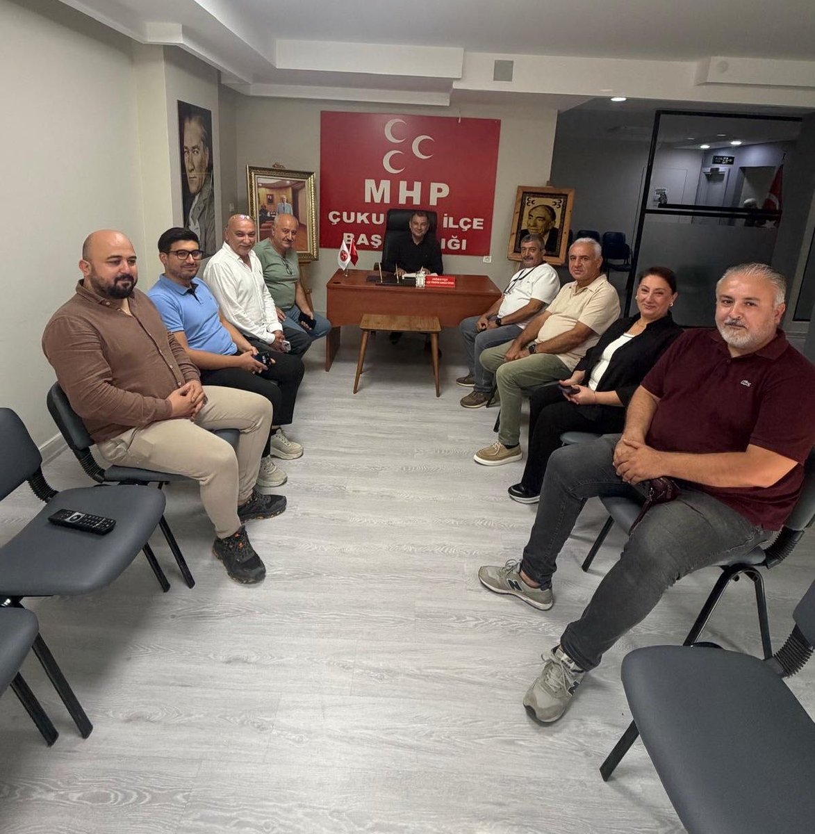 mhpcukurova's tweet photo. İlçe Başkan Yardımcımız Uğur SİPAHİ, bugün İlçe Başkanlığımızda nöbetçidir.

Değerli dava ve yol arkadaşımız Uğur SİPAHİ’yı ziyaret etmek; görüş, öneri ve taleplerinizi paylaşmak, samimi bir çay-kahve sohbetinde bir araya gelmek üzere tüm kıymetli hemşehrilerimizi ve partililerimizi İlçe Başkanlığımıza bekliyoruz.

Birlikte, gönül gönüle; Çukurova için çalışmaya devam ediyoruz.

Milliyetçi Hareket Partisi
Çukurova İlçe Başkanlığı

📍 Güzelyalı Mahallesi, Şehitler Bulvarı, 81147 Sokak, Güzelyalı Panorama Asma Kat No:107
☎️ 0322 232 54 01