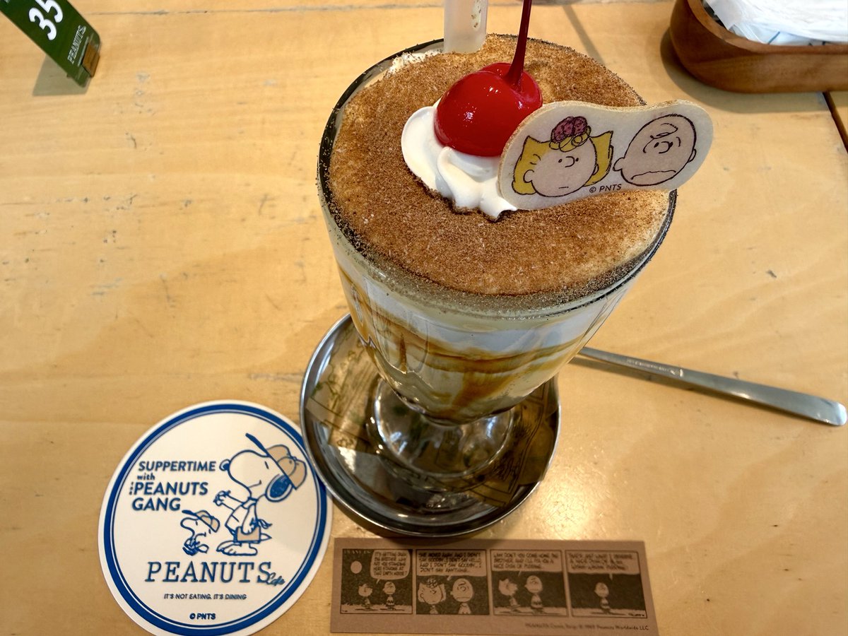 hiloncar14_703's tweet photo. ひっさびさの晴天☀️☀️万歳🙌🙌
スヌーピーの世界でランチしてきた😋🍽️ https://t.co/Fv8jFxaoYH
