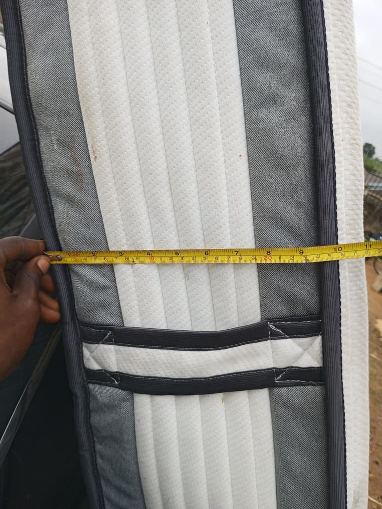Millishield01's tweet photo. Double sided 6x6 orthopedic premium spring mattress. 
No sagging, no body pains.
350k naira.
Nationwide delivery can be discussed. 
Please Whatapp @ 08092300681
Thanks https://t.co/DMv6ywOk4r