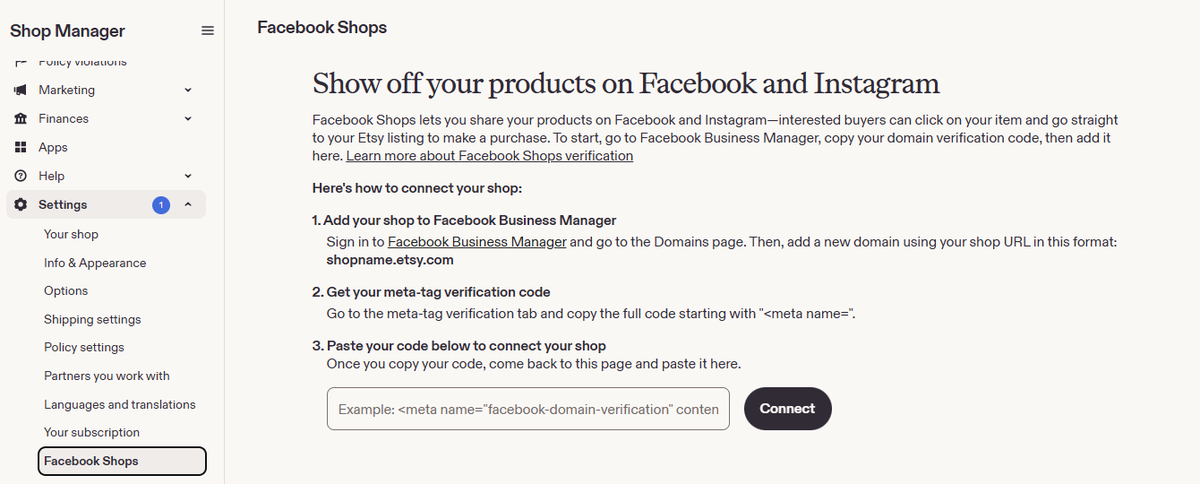 Podcentro's tweet photo. Etsy mağaza sahipleri için harika bir gelişme var! Artık ürünlerinizi doğrudan Instagram ve Facebook üzerinden sergilemek ve satmak çok daha kolay. 🧵

👇
Yeni gelen Facebook Shop Settings entegrasyonu, Etsy mağazanızı sosyal medyanın gücüyle birleştiriyor. Bu sayede milyonlarca potansiyel müşteriye doğrudan ulaşabilir, ürünlerinizi Facebook ve Instagram vitrinlerinde sergileyebilirsiniz.

​Kurulum süreci oldukça basit: Etsy Shop Manager panelinizden Ayarlar, yani Settings bölümüne gidip Facebook Shop Settings seçeneğini seçmeniz yeterli. Hesaplarınızı bağladıktan sonra, ürünleriniz otomatik olarak senkronize olacak.
​Satışlarınızı artırmak ve markanızı büyütmek için bu adımı değerlendirebilirsiniz.