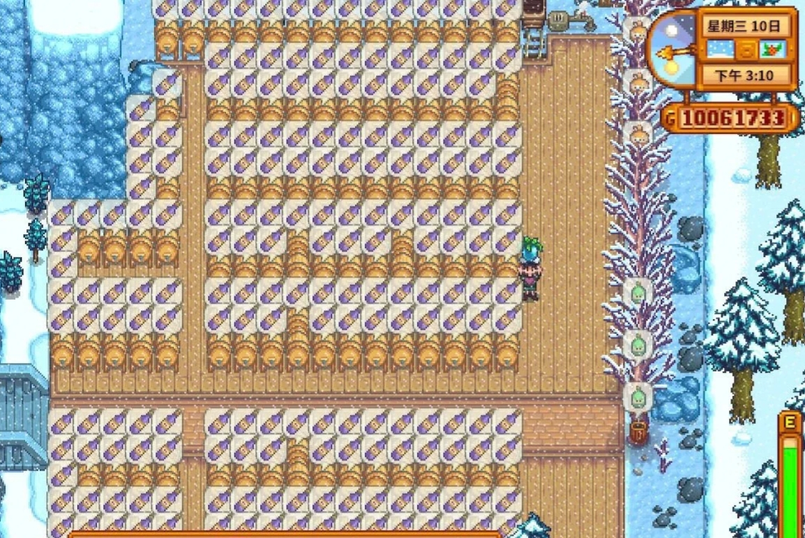 808ee7's tweet photo. Another cozy night grinding for resources in Stardew Valley  Just got a batch of ancient fruit wine ready to sell—time to hit the sack and dream of gold!， https://t.co/kRx9vhhDQI