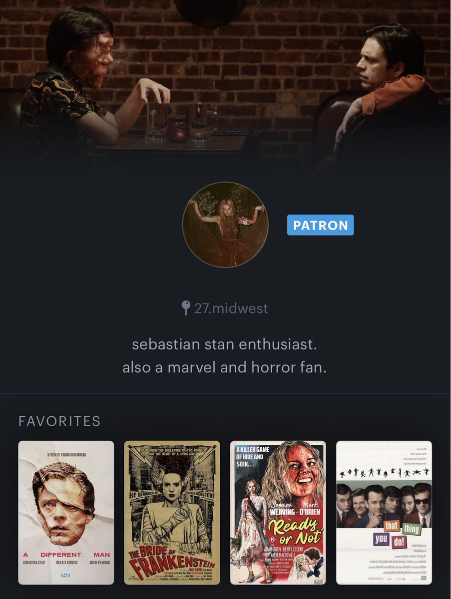 hatsyhorror's tweet photo. my pfp vs my letterboxd https://t.co/KU8qwHUprW
