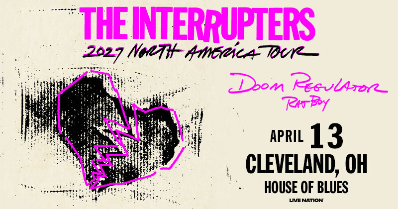 HOBCleveland's tweet photo. JUST ANNOUNCED ❤️‍🩹 The Interrupters with Doom Regulator + Rat Boy on April 13!

🎫 Tickets are on sale Friday at 10am at https://t.co/8w3TCLnDOL https://t.co/1EeaNYuV7R
