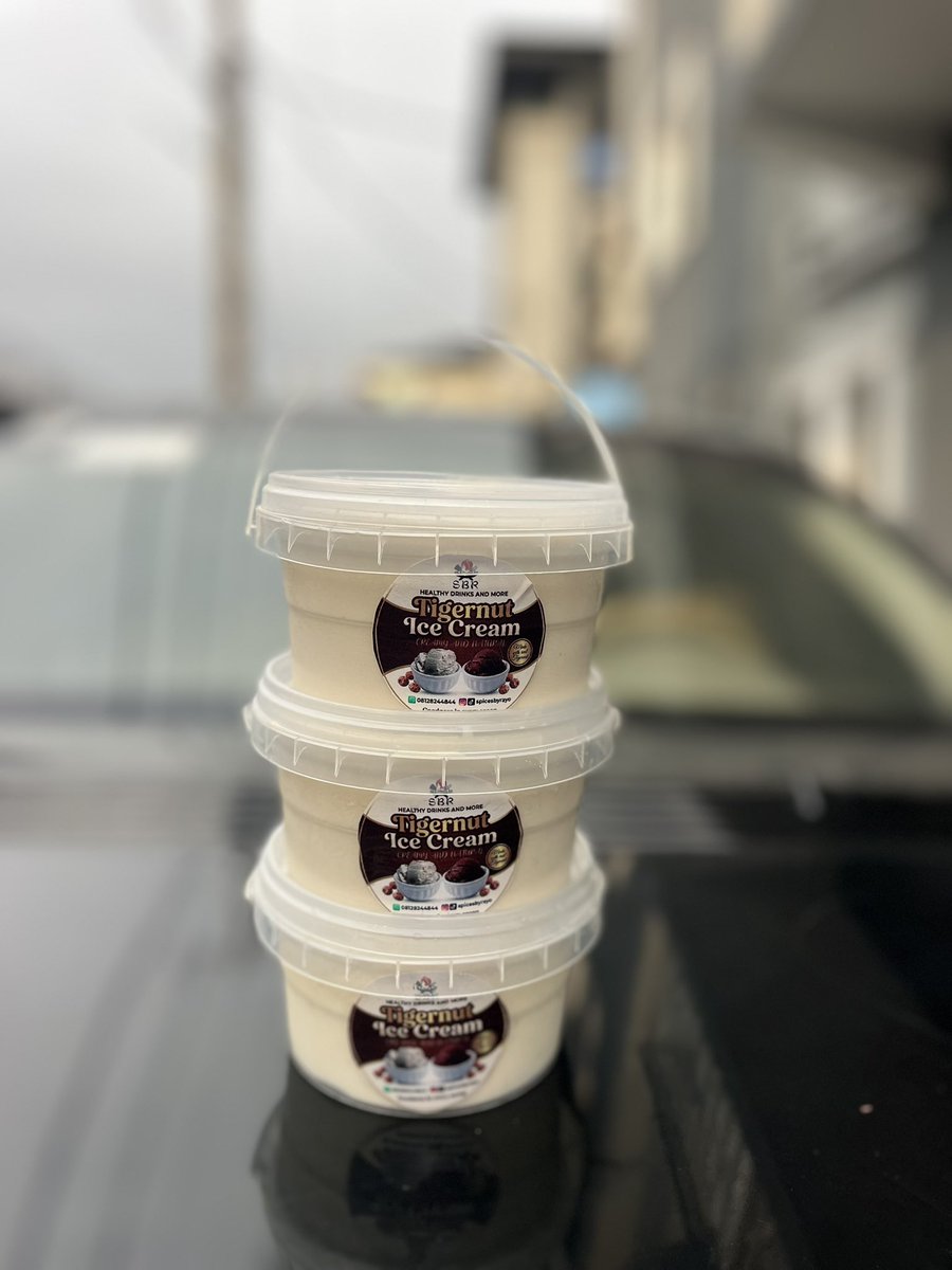 MissMotunrayo2's tweet photo. While you people are here
Una no go like buy Tigernut Ice Cream😌😍

330ml- #3,000
500ml- #5,000
1ltr- #10,000
2ltrs- #18,000

📍Mainland Lagos
📍Island Lagos
📍Ojoo Ibadan https://t.co/EIKEGbBuaV