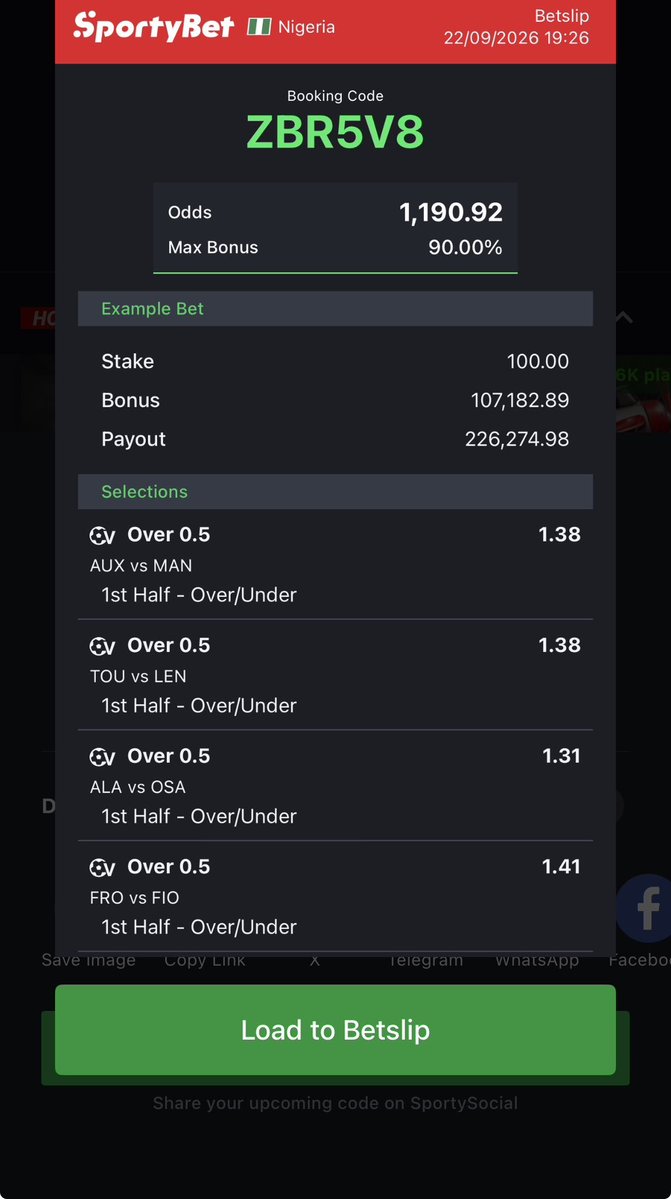 Blackman_Chase6's tweet photo. 1.1k odds 0.5 ht v football tonight ✅✅

Edit flex play ✅✅

Kick off : 8:26 pm ✅✅ https://t.co/yrYcgdyo2A