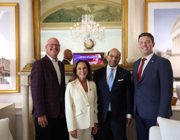 MichAuto's tweet photo. .@DetroitChamber leaders met with members of Michigan’s congressional delegation in Washington, D.C. to advocate for federal action on key priorities, including reducing tariff impacts, protecting cross-border trade with Canada, safeguarding domestic supply chains through the Connected Vehicles Security Act, and preserving federal research investments.

Read a recap of the visit at:
https://t.co/qV9tjemcot
