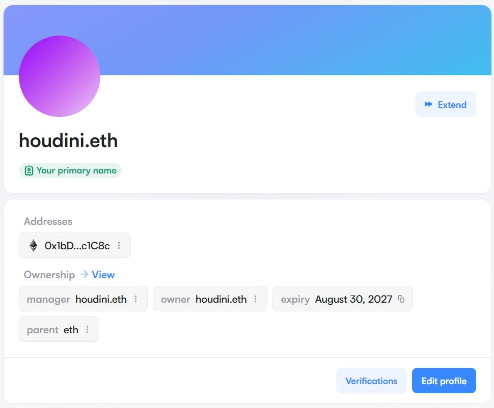 kinchasa's tweet photo. The wallet, formerly known as collectible.eth, is now houdini.eth 🪄🎩 https://t.co/Z2P8vSBrlR