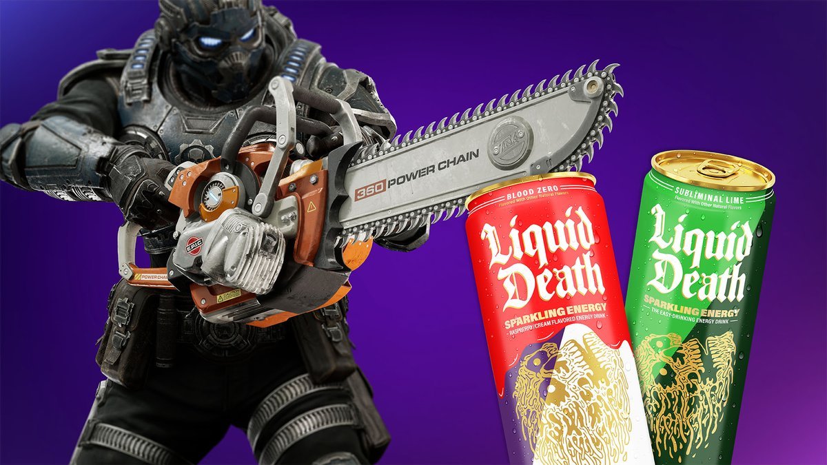 IdleSloth84_'s tweet photo. Gears of War: E-Day x Liquid Death – Unlock a Legendary Pose and More

Gears of War: E-Day is partnering with Liquid Death from September 22 through November 30, offering an in-game content pack featuring the Chainsaw Flex Legendary animated pose, plus a limited-edition chainsaw pint glass for $25.

https://t.co/WjfO9d70yq