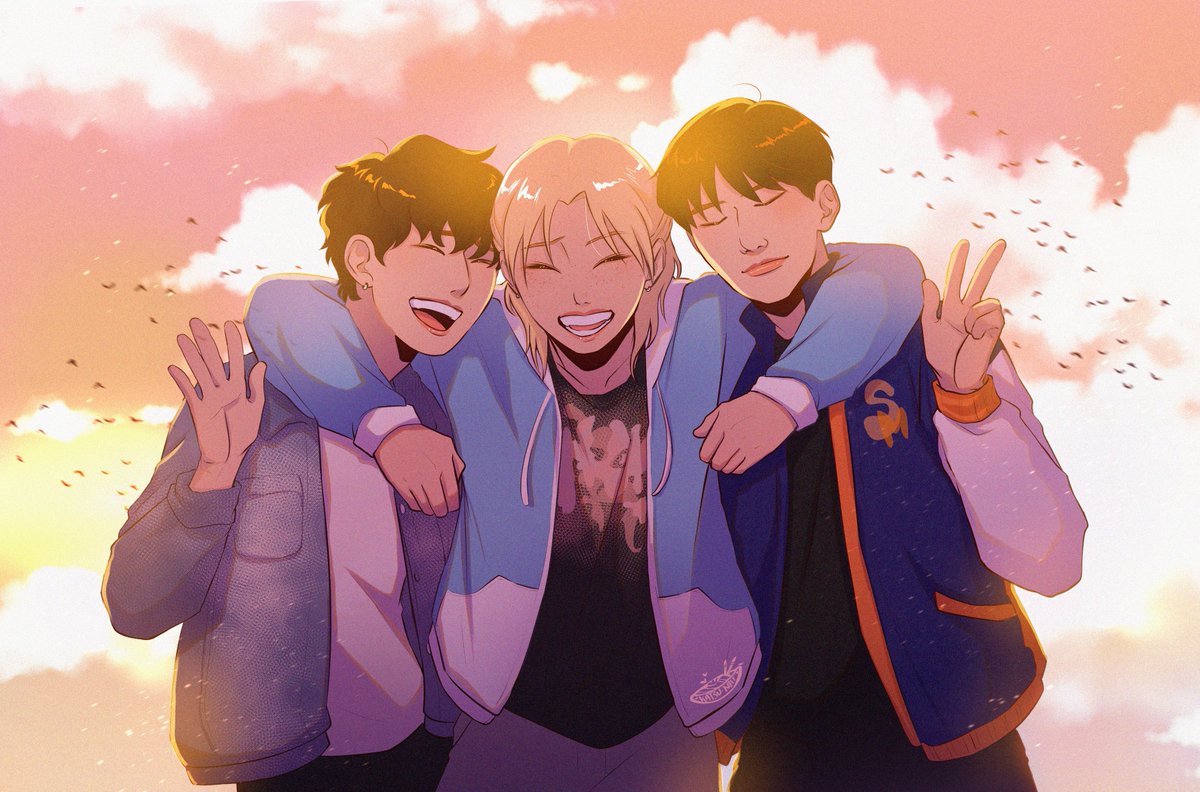 katsunat_'s tweet photo. September babies 💚🩵🧡

#straykidsfanart #skzart https://t.co/TQlQCxGlWO
