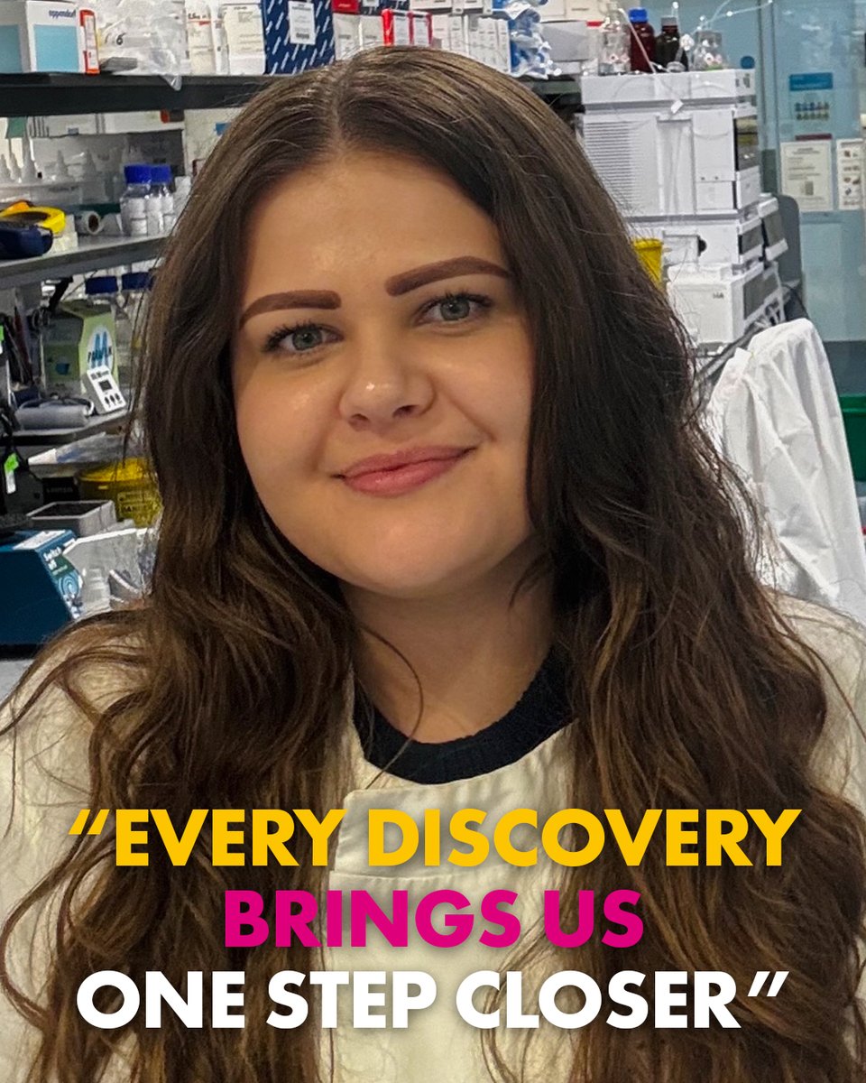 braintumourrsch's tweet photo. “Every step forward has the potential to make a difference” 💛

Researcher Ellie Lambri began pursuing a PhD after her dad was diagnosed with a brain tumour.

Her work focuses on medulloblastoma, the most common high-grade brain tumour in children, and she hopes it will “help more children not only survive but thrive after treatment”.

She is one of the researchers supported by Brain Tumour Research at our Centre of Excellence at @QMUL.

Ellie says meeting patients, families and supporters who visit the lab is “incredibly motivating and reinforces the importance of the work we do every day.”

“Scientific progress takes time, but every discovery brings us one step closer to more effective treatments with fewer long-term side effects,” she adds.

🔗 Donate to support research like Ellie's this Childhood Cancer Awareness month: https://t.co/pO1w0BJVl1

#BrainTumourResearch #TogetherWeWillFindACure #ChildhoodCancerAwarenessMonth