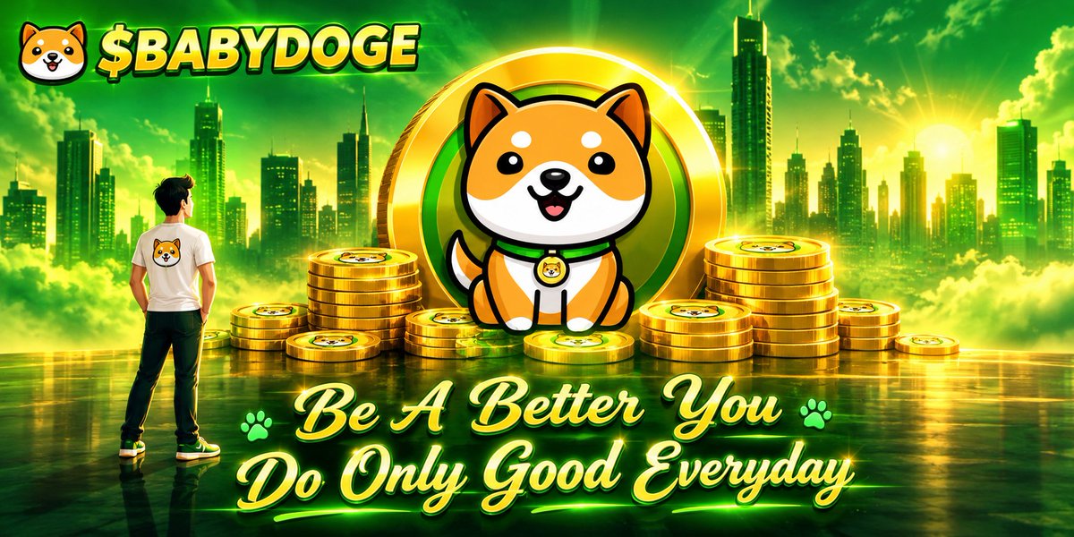 BabyDogeDaily's tweet photo. 𝓑e
𝓐
𝓑etter
𝓨ou  

𝓓o
𝓞nly
𝓖ood
𝓔veryday

$BABYDOGE 🐶 https://t.co/RxeOI83nje