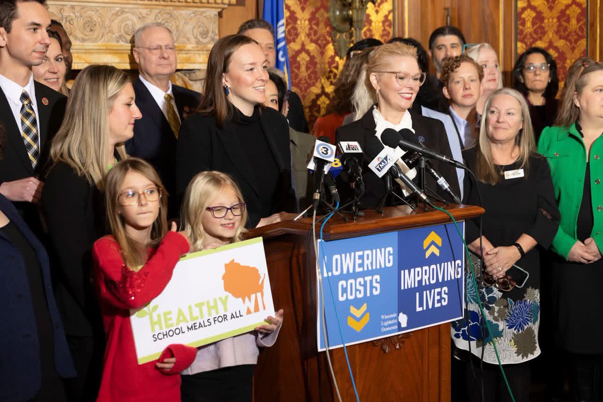AssemblyDemsWI's tweet photo. Last session, Legislative Democrats proudly introduced the “Lowering Costs, Improving Lives” package because we know that Wisconsinites are tired of grappling with rising costs. https://t.co/w4GKNcKol7