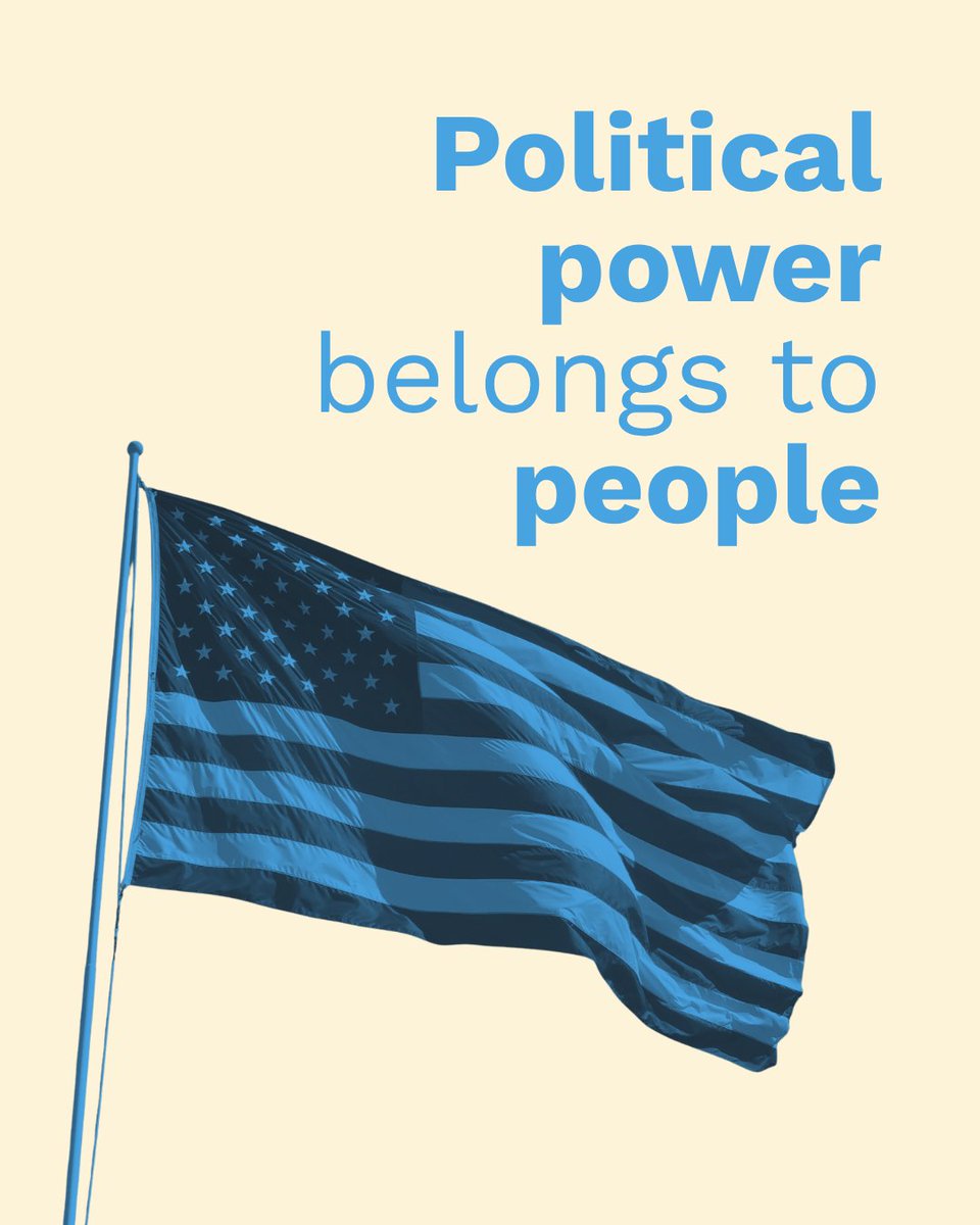 usapromise's tweet photo. 72% of Americans say there’s too much money in politics, and nearly half say voters have too little power.

Our government should work for the people — not the deepest pockets.

https://t.co/hGyyQOKHAu https://t.co/kbKY9j4wnO