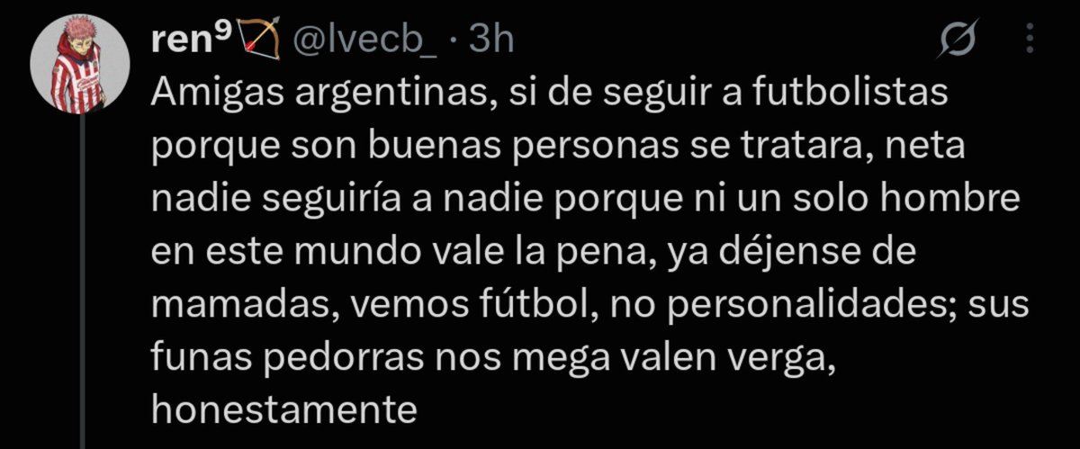 Siegfrido1's tweet photo. @lvecb_ Estoy rechazando la misandria que expresas, no estoy rechazando el movimiento feminista que considero siempre necesario en un mundo donde el odio es moneda corriente. 
Decir "...porque ni un solo hombre en este mundo vale la pena..." es un discurso de odio. https://t.co/fg9ppYJwDc