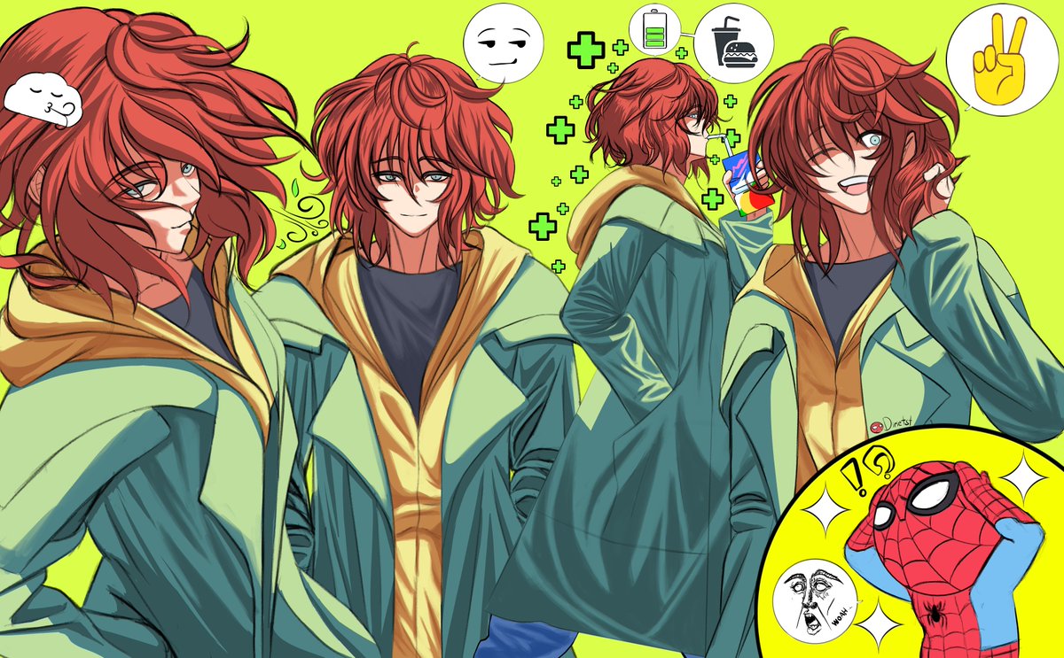 Dirietist's tweet photo. Jean Grey with short hair  #Spiderman #JeanGrey #SpidermanBrandNewDay https://t.co/N5qcQl0nNV