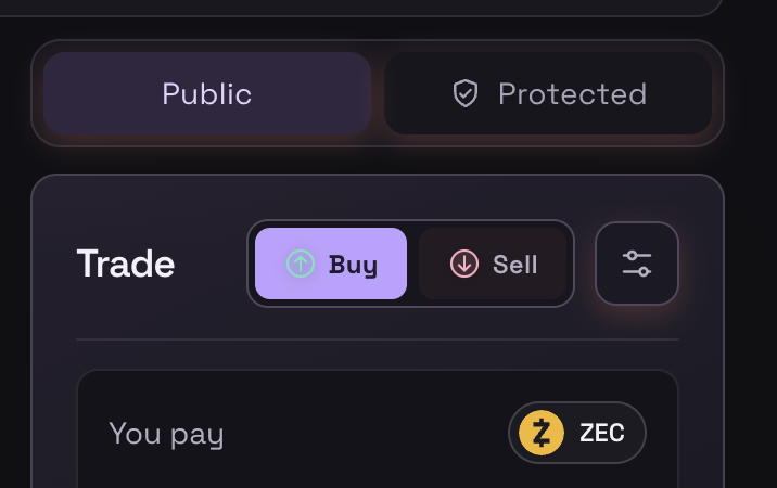 StarkLaunchy's tweet photo. There are two options here; you can also make the purchase from the non-private mode.

This requires $ZEC tokens.

If you want to make a purchase using private mode, you will need shielded ZEC. https://t.co/9Z12MeHxiD