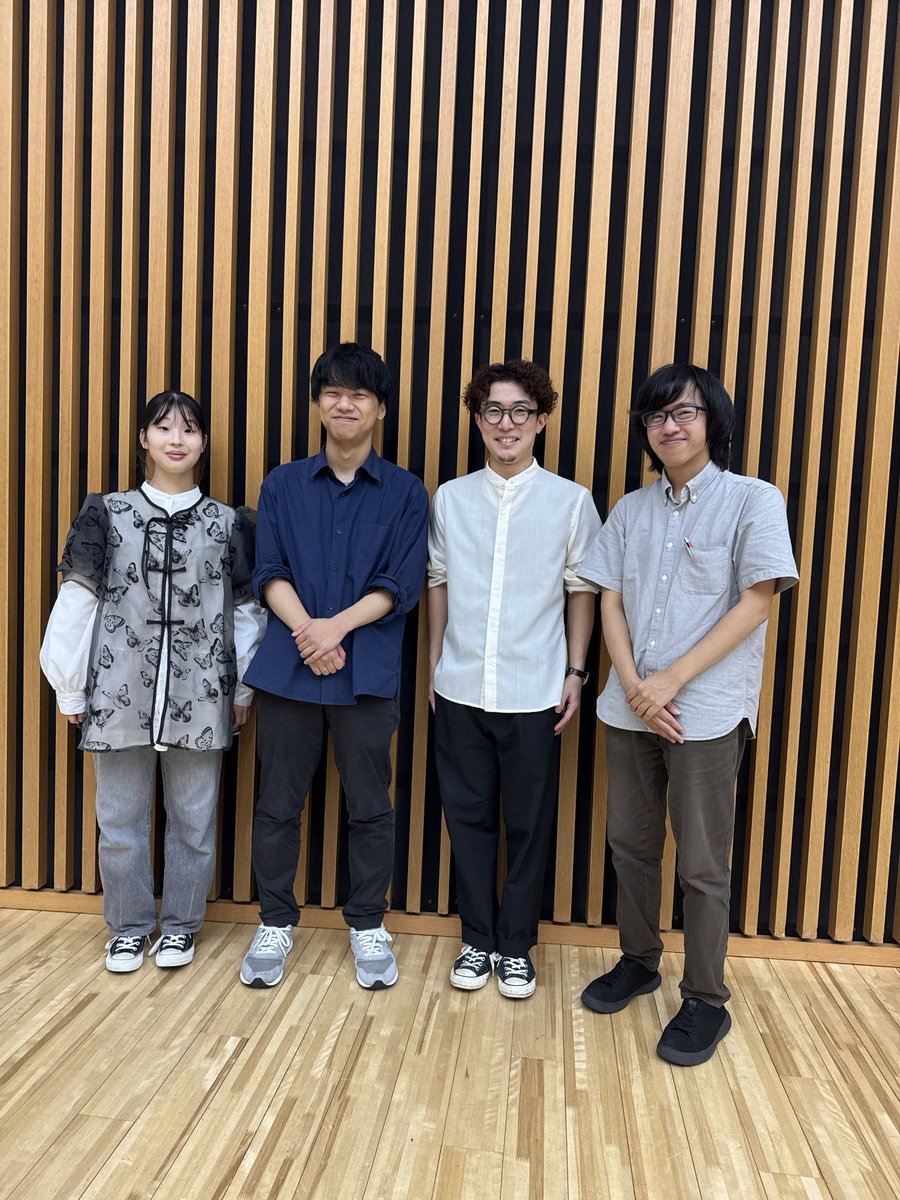 shining_yca's tweet photo. 一昨日、12月4日の演奏会で初演される6作品の��出し会を行いました。作品のブラッシュアップに向けて双方から活発にやり取りが行われ、大変有意義な会となりました✨
各作品のリハ動画は後日公開予定ですので、お楽しみに！ https://t.co/g4AYu1WTfq