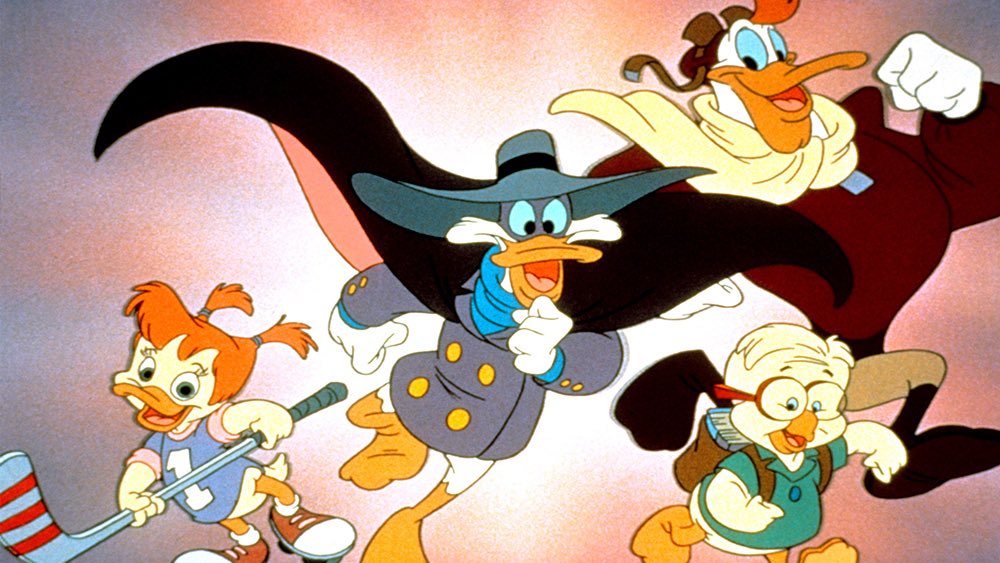 MightyMike616's tweet photo. Disney is finally bringing Darkwing Duck back.

More than 30 years after the original series ended, Disney+ has officially greenlit a new animated Darkwing Duck series, with Seth Rogen executive producing. 

And the voice cast is kind of insane.

Mark Hamill, Seth Rogen, Lizzy Caplan and Lilimar are all joining the revival. 

Disney has spent years developing different versions of a Darkwing Duck comeback, so the fact that this one is officially moving forward is pretty exciting.

I hope this means a Gizmoduck series is right around the corner!