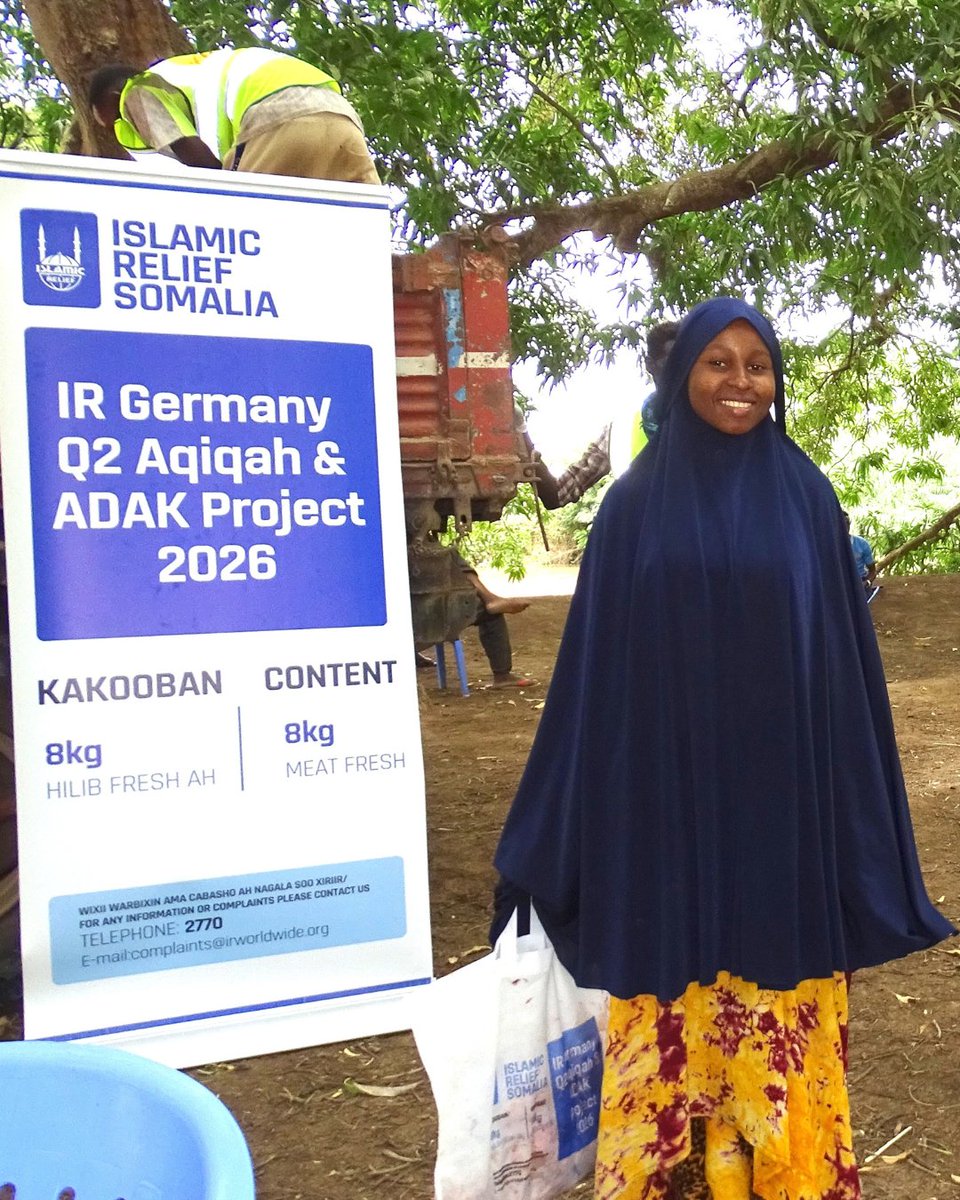 IslamicReliefDE's tweet photo. Eure Spenden kommen an!🥰

Auch im 2. Quartal wurden eure Adak- und Aqiqa-Spenden umgesetzt und das Fleisch an begünstigte Familien verteilt. Hier seht ihr einige Eindrücke der Verteilung in Somalia. ❤️

Dort erschweren wiederkehrende Dürreperioden, steigende Lebensmittelpreise und fehlende Einkommensmöglichkeiten vielen Familien den Zugang zu ausgewogener Ernährung. Besonders proteinreiche Lebensmittel wie Fleisch sind für viele kaum erschwinglich.

Mit eurer Adak- und Aqiqa-Spende tragt ihr dazu bei, Familien mit wertvollen Nahrungsmitteln zu versorgen und ihnen einen Moment der Freude und Gemeinschaft zu schenken.

Danke, dass ihr diese Hilfe möglich macht! 🥹
.
#islamicrelief #somalia #aqiqa #adak #spenden #humanitärehilfe