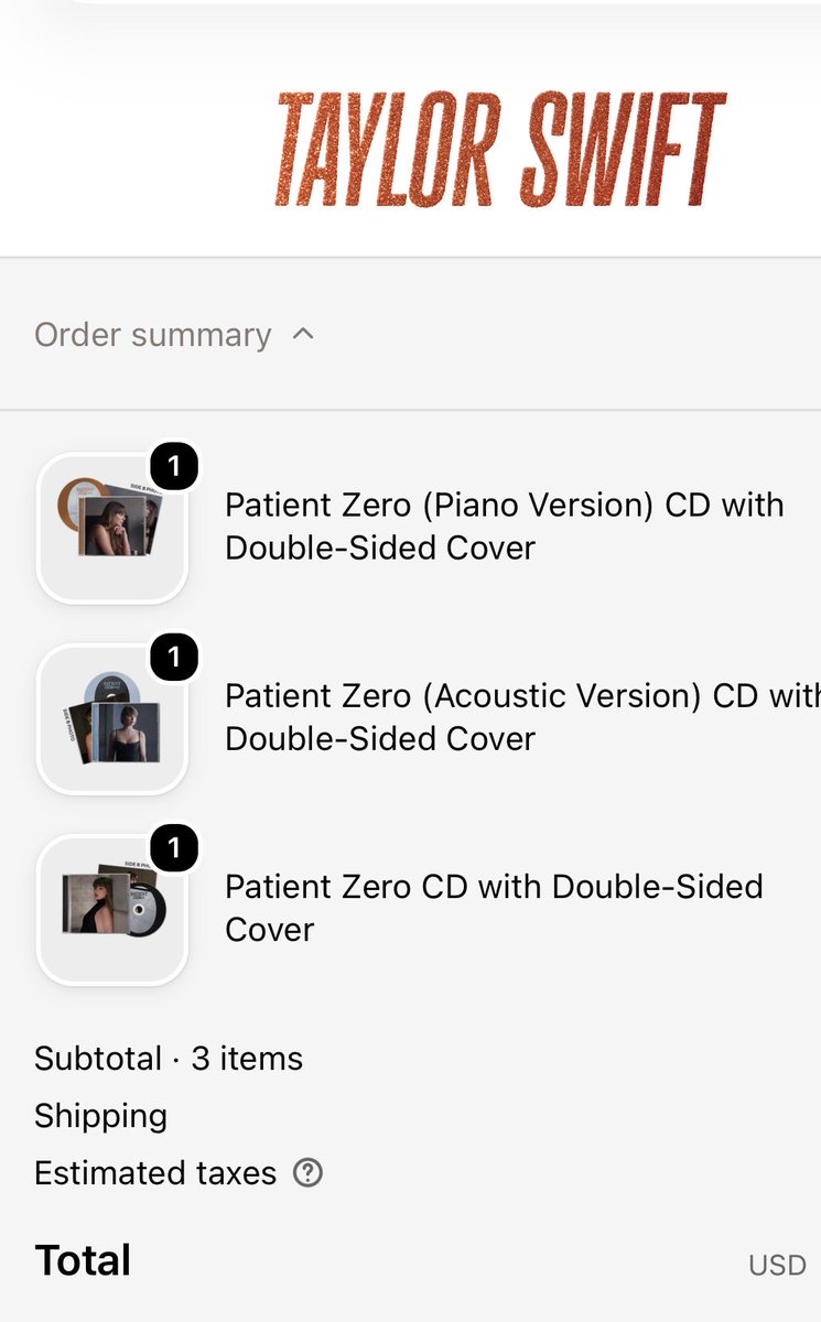philip16x's tweet photo. @taylorswift13 🛒 Patient Zero https://t.co/zTH4YMlVan