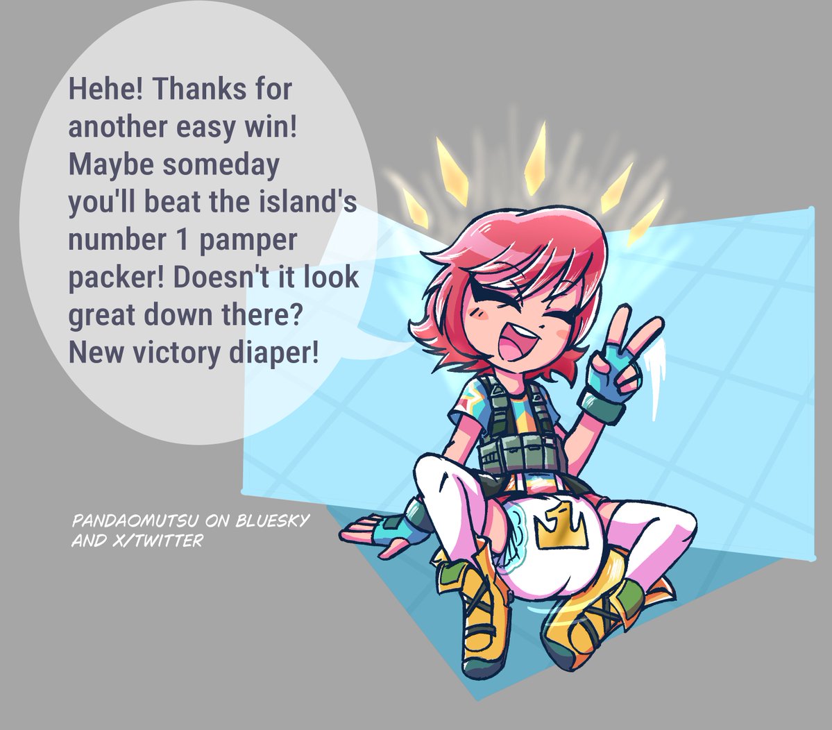 DivineOmutsu's tweet photo. The Skye is complete, what a baby she is, I love her >v<. I ended up straining my hand and wrist during this one. (Probably a sign im drawing too much lately lol) I wanted to do a full 4 part but sadly only part 1 is lined and colored. The rest will be in the comments :3 https://t.co/GeVhI0J19B