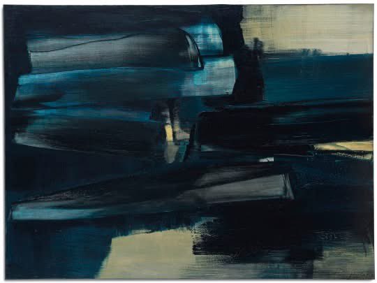 adreciclarte's tweet photo. by Pierre Soulages, 1962 https://t.co/0AOnqK8WCM