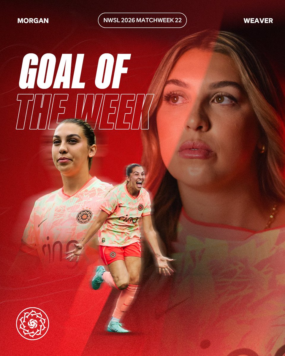 ThornsFC's tweet photo. we missed a WEAVS BANGER 💥

Morgan's first goal back against Orlando wins her @NWSL's Goal of the Week! https://t.co/fHnR6ernJc
