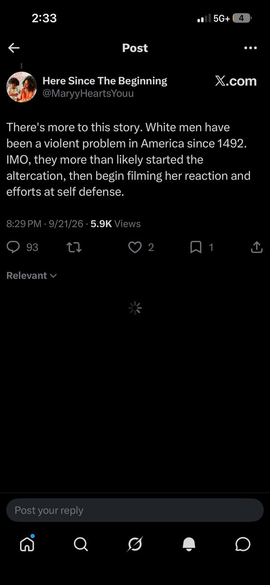 lunitia48's tweet photo. @MaryyHeartsYouu @steve46bg @Bubbleclipx_ "They more than likely started the offense" just because you don't say the exact words doesn't mean it isn't what you were saying. Your racial bias is showing sweetie, take the "yellow fatigue" out of your bio scuzzball. https://t.co/o6SCM8nSyv