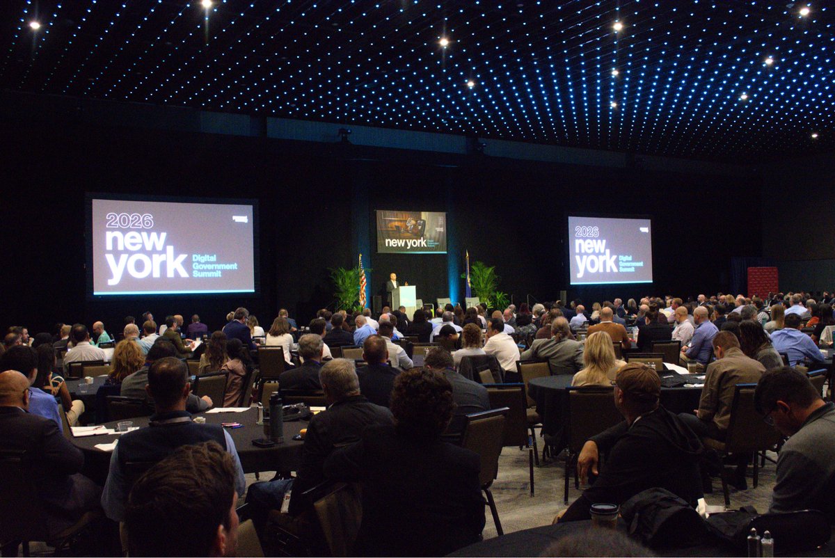 NYSITS's tweet photo. Jenson Jacob encouraged attendees to view every challenge as an opportunity in his first public remarks since being appointed Acting Chief Information Officer at the Government Technology New York Digital Government Summit today in Albany. https://t.co/dKc6DLGXQu