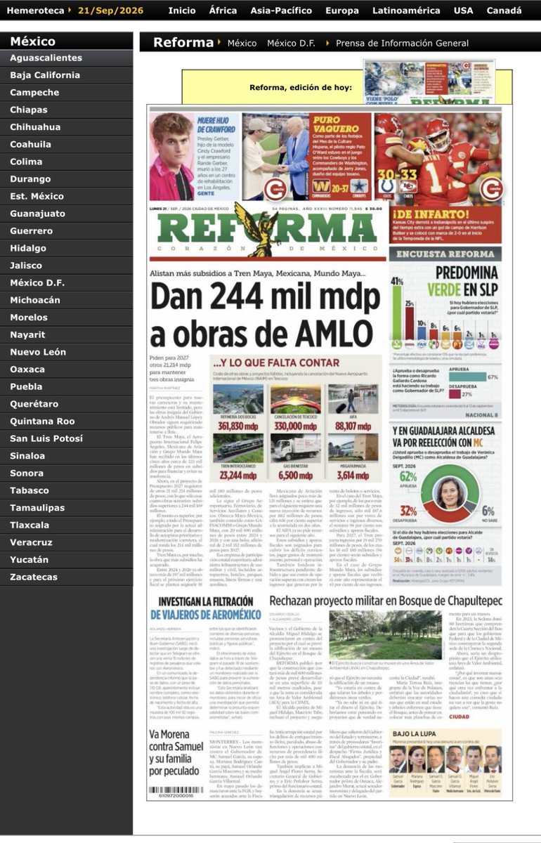 vicoherdez's tweet photo. @Garcimonero 244 mil mdp en 6 años son 40 mil mdp por año, 0.4% del presupuesto. Si fueran "pendejadas" que tiran el PIB, México no hubiera sido 2do lugar de crecimiento de la OCDE en Q3-2024 con 1.3% y en Q2-2026 con 1.4% solo debajo de India. Inversión no es subsidio tirado. https://t.co/rOC1YCfuWB