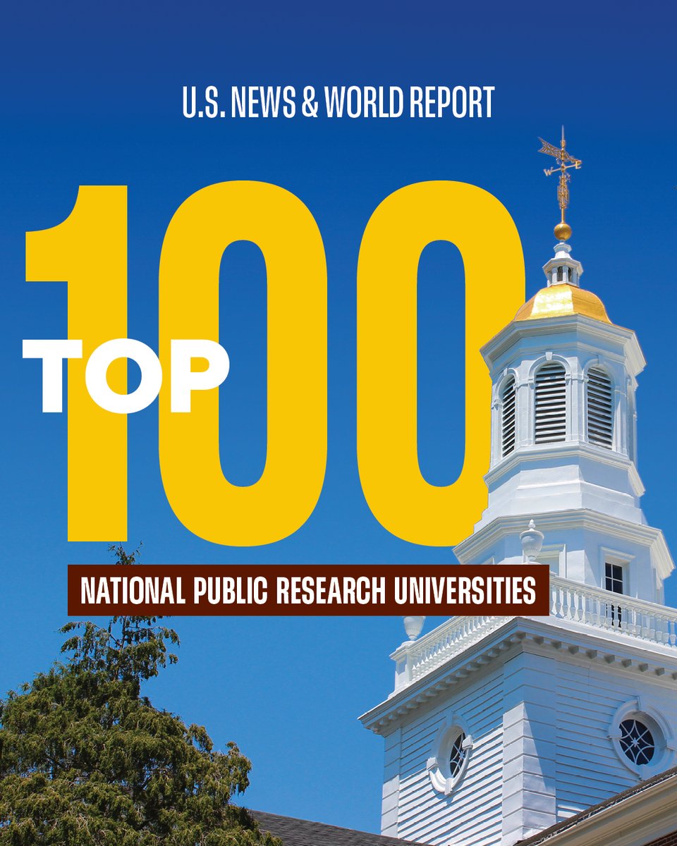 RowanUniversity's tweet photo. We’re proud to be named one of the Top 100 Public Research Universities! 🦉💛

And we’re moving up! Rowan jumped 50 spots to #64 among national universities for Best Value Schools. 🎉

🔗: https://t.co/neyaERrjvt https://t.co/3yitVepXpN