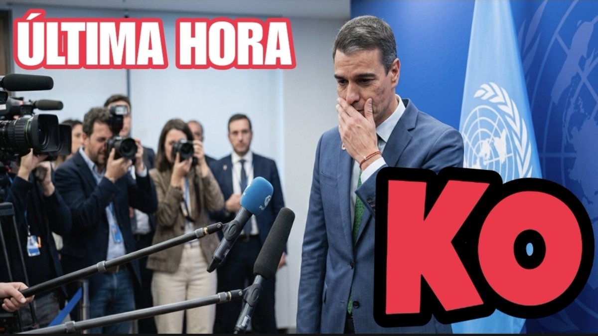 UACD_Youtube's tweet photo. Pedro Sánchez ha recibido los 2 peores mazazos judiciales desde que es Presidente en la ONU en Nueva York donde ha anulado la recepción de Trump esta noche.

Por un lado ha sabido que ya se ha notificado el Auto irrecurrible que manda a Juicio con jurado a su mujer Begoña Gómez por 15 años de cárcel y donde también hemos pedido las Acusaciones Populares que tenga que declarar él.

Por otro lado se ha archivado la última denuncia al Juez Peinado por la instrucción de Begoña Gómez, en este caso la de su Ministro de Justicia y Bulos Félix Bolaños, quedando claro que todas las   críticas al Juez no eran más que Bulos e intentos de coacción de la Organización Mafiosa del Régimen Sanchista que nos Gobierna y cuya última acción han sido las coacciones al Jurado hoy de la Ministra Portavoz del Gobierno Elma Saiz.

Ya casi somos esa Venezuela que hace sólo unos años veíamos con horror y algunos avisábamos que era el país en que España se iba a convertir bajo el Régimen Sanchista.

Si un puñado de Jueces y Acusaciones Populares con la ayuda de la UCO y la UDEF no paramos esta locura, será el fin absoluto del Estado de Derecho y de la Democracia bajo la dictadura Sanchista.

Todo aquí.
No os lo perdáis👇
https://t.co/mXE3Iru5aC

(Sigue esta cuenta para estar siempre informado por una de las Acusaciones Populares más activas de España y que ha logrado llevar a la mujer de Pedro Sánchez a juicio por corrupción).
