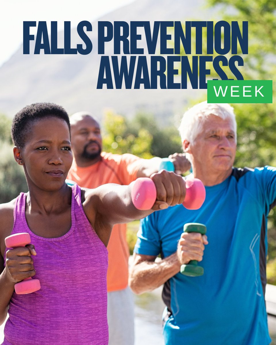 SacCountyCA's tweet photo. Falls are not a normal part of aging, and many falls can be prevented. During Falls Prevention Awareness Week, older adults, caregivers, and health professionals are encouraged to take steps to reduce fall risk through exercise, home safety improvements, medication reviews, vision care, and regular health screenings. Not sure if you are at risk? Take The National Council on Aging’s “The Falls Free CheckUp” - 13 simple questions and provides a personalized falls risk score along with prevention resources. NCOA's Falls Free CheckUp