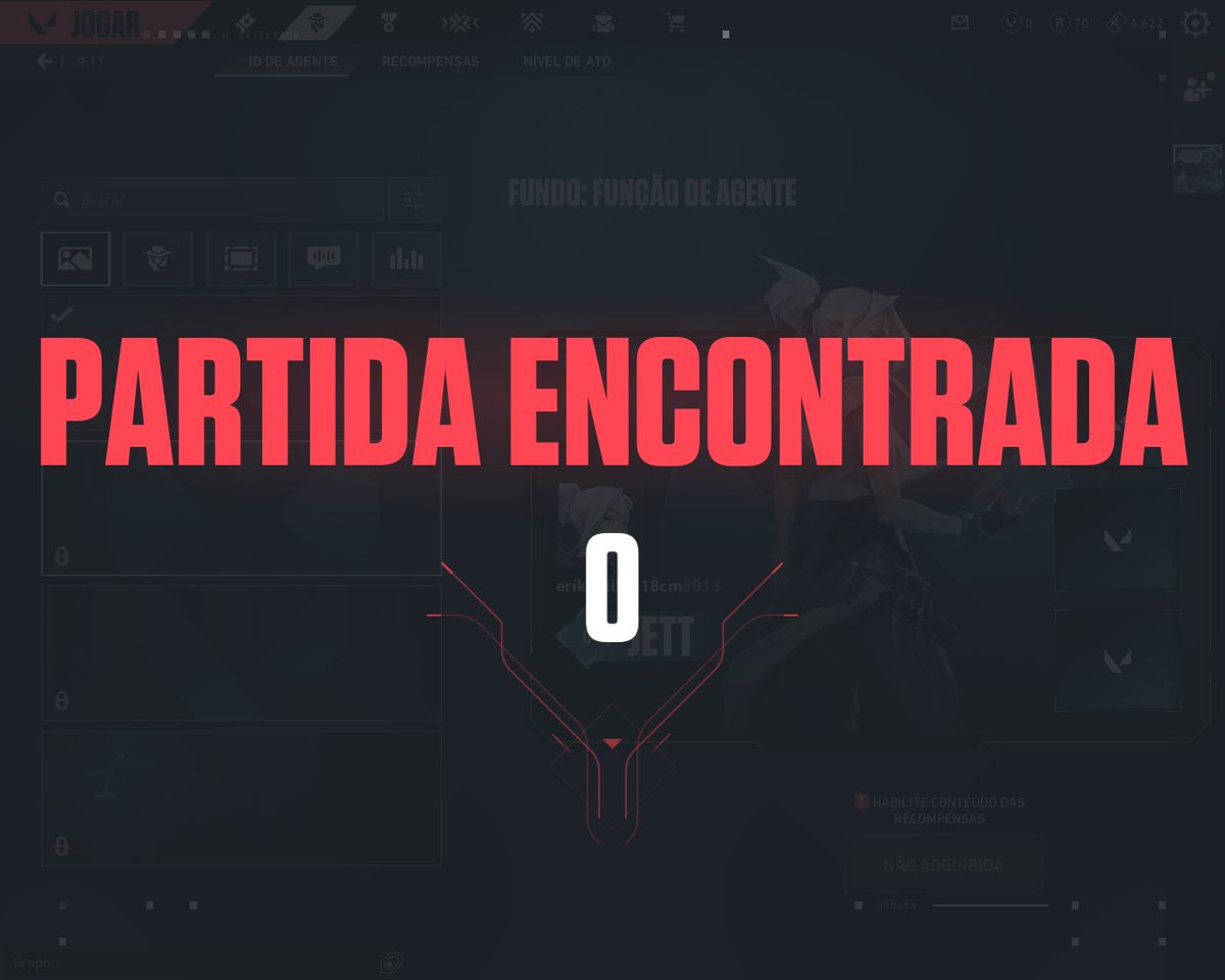 lifeissues333's tweet photo. ok aparentemente o jogo nao ta funcionando kkkkkkkkkkkkkkkkkkk @VALORANTBrasil , ficou nessa tela infinita quando puxei o MM https://t.co/jCsBgqhuTe