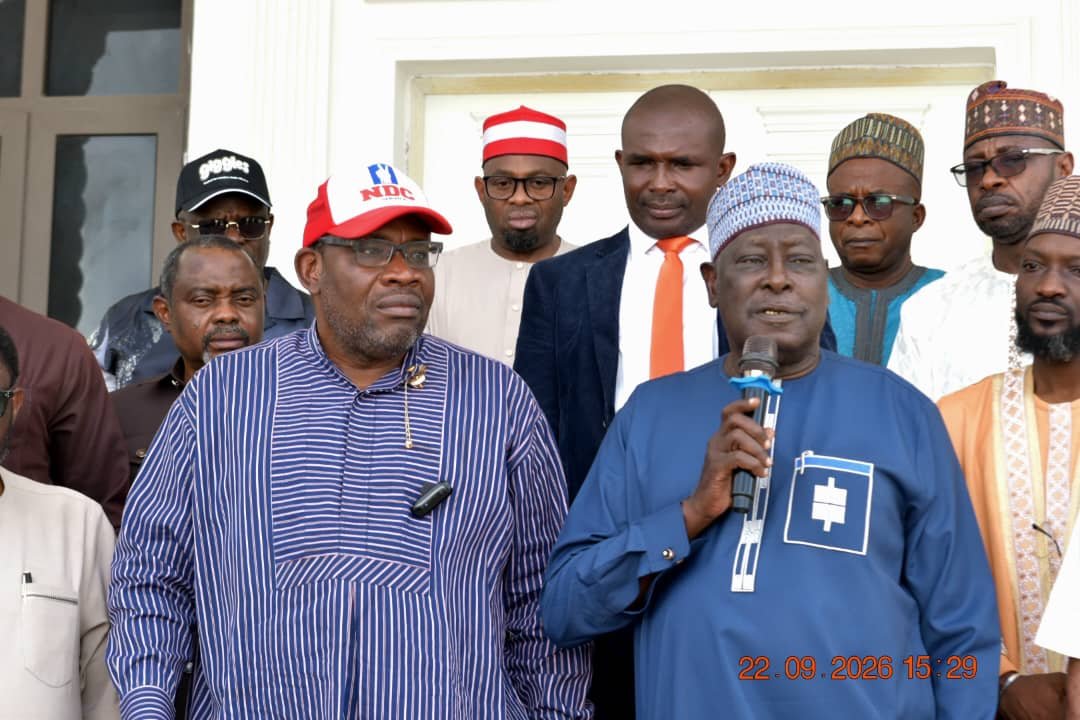 iamHSDickson's tweet photo. Today, in the company of members of the National Working Committee and other NDC officials, it was a pleasure to receive and welcome respected elderstatesman and former Secretary to the Government of the Federation, Engr. Babachir Lawal, to the
Nigeria Democratic Congress (NDC).

In my remarks, I thanked him, on behalf of the National Chairman and members of the National Working Committee, for believing in our party.

I requested him to provide leadership and support in coordinating, guiding and strengthening the party in the North-East and the North Central Zone, as well as provide leadership and support for all our candidates, counting on his experience, leadership and extensive network to further strengthen the party.

Once again I warmly welcome Engr. Babachir Lawal to the NDC and look forward to working with him and other committed Nigerians as we continue to strengthen our party and advance the cause of multiparty democracy and good governance in our country.

NDC all the way!

~HSD