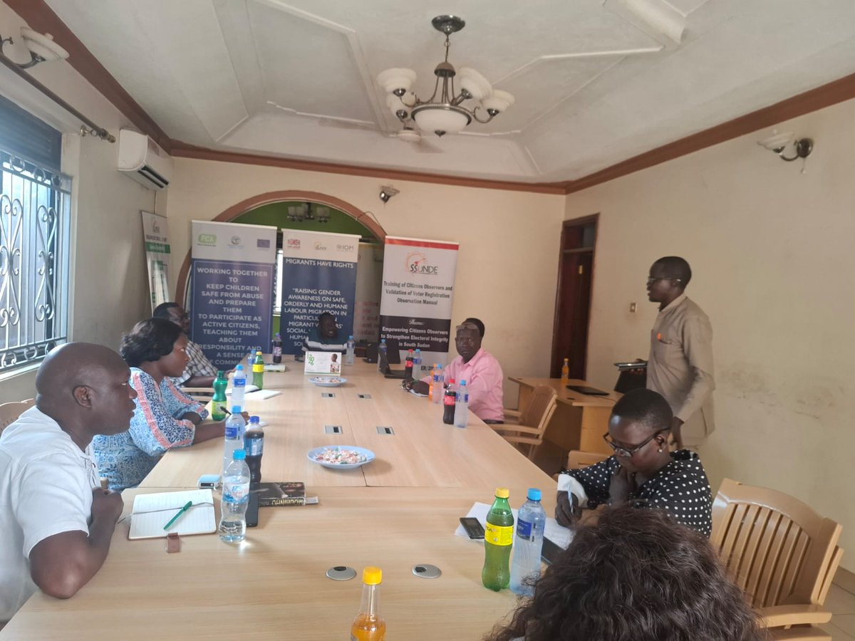 ehorn_'s tweet photo. Today,  E-HORN  met with @SSuNDE_Official  to discuss the current political environment in South Sudan.

Today marked  exactly 3 months to the planned December 2026 elections and was a monumental day for South Sudan.

It also marked  the last day of operations for the ~ https://t.co/3OdhRXUCDM