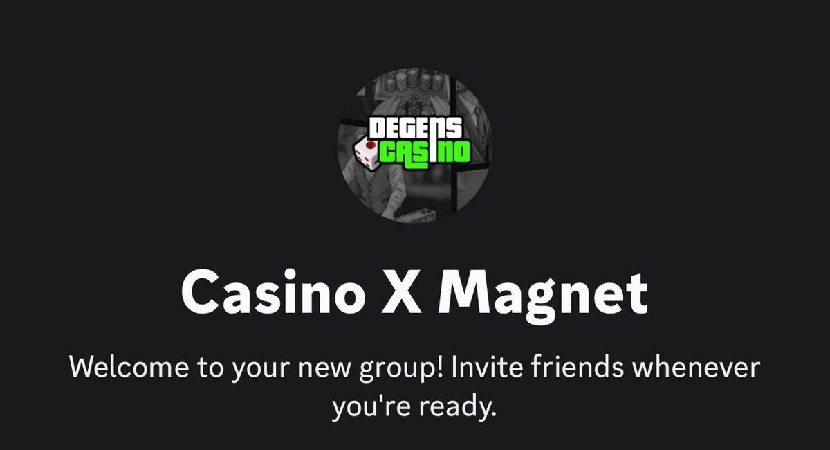 Just_idara's tweet photo. Alpha: Degen Casino

Supply: 2,222
MP: free mint
Chain: Robinhood

Magnets will be there, thanks for the collab Mattie https://t.co/FUwyNHb7Q3