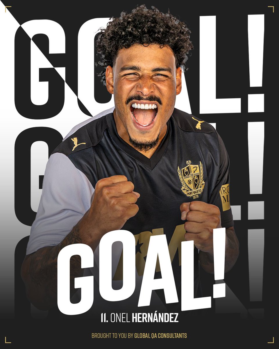 OfficialPVFC's tweet photo. 39' Onel give us the lead! 🇨🇺

Hernandez latches onto a loose pass in the middle of the pitch, drives through the heart of the Chesterfield defence and sidefoots home to put us ahead!

#PVFCLive | 0-1 https://t.co/XGo42PeE86