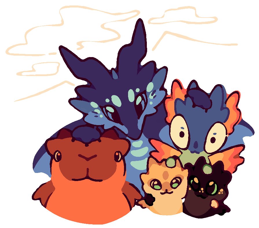 carboniila's tweet photo. the dragonets of destiny wof https://t.co/v9u2r5Em19