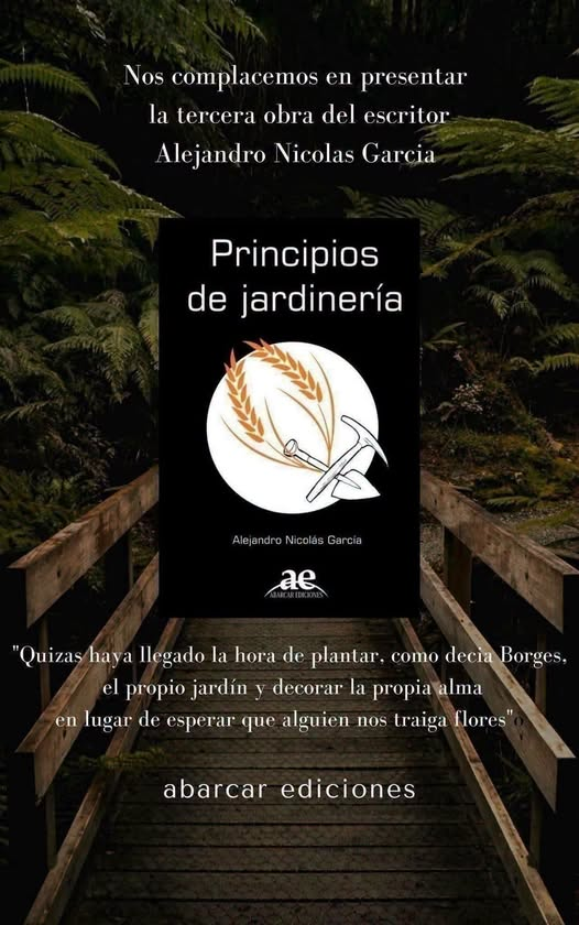 abarcaredic's tweet photo. "PRINCIPIOS DE JARDINERIA" 🌺
De Alejandro Nicolás García
Autores que siguen confiando
A la hora de elegirnos y editar
Parte de la familia de Abarcar 📖
@abarcaredic
📚
#escritoresargentinos #editar #editorial #tulibro #publicar #libros #jardineria #jardinencasa #veganos #flores https://t.co/6Uz3ErpUjU