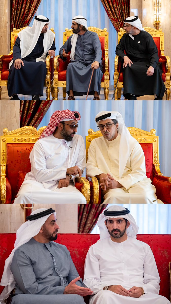 suhail60's tweet photo. رئيس الدولة وحكام الإمارات والشيوخ يعزون محمد بن راشد في وفاة أحمد بن راشد https://t.co/sLSjluBJmZ