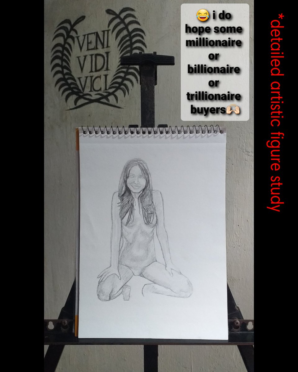 Restrictedwork's tweet photo. This artwork is part of my detailed figure study of 1000 Dynamic-Nu*de-Series exploring the human form
#figuresketch #artist #young #girl #beauty
DYNAMIC-NU*DE-SERIES : 67ย (๐ i do hope some millionaire or bilionaire or trillionaire to buyers) https://t.co/NmhN5016EZ