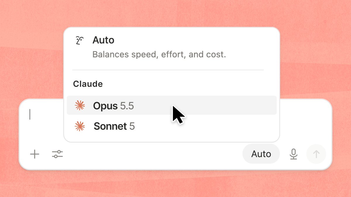 Claude Opus 5.5 is rolling out in Notion. 📷