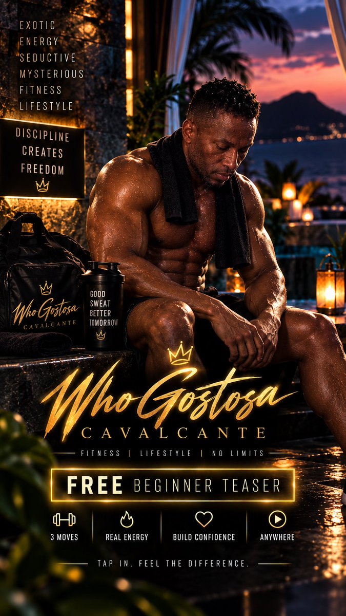 GostosaCavalcan's tweet photo. Let’s skip the pleasantries. Are you just watching from the sidelines, or ready to match the frequency? 🥂⚡️
To celebrate the launch, grab your completely FREE Beginner Teaser workout guide right now!
Unlock the vault below before it seals shut 👇🖤
➔ https://t.co/TGQOMlgIvQ https://t.co/q8pWE0GI79