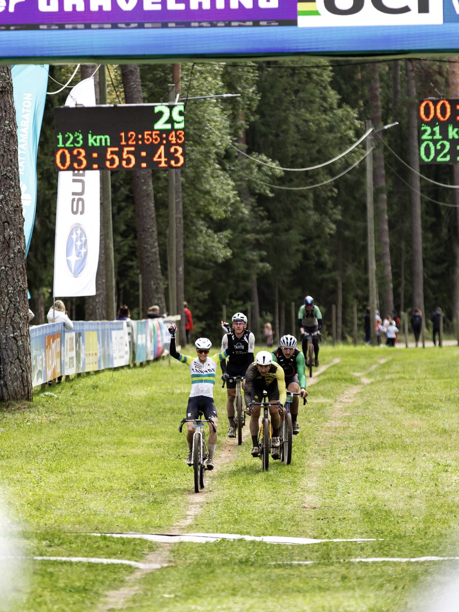 WMNcycling's tweet photo. A final flourish from @tiffanycromwell, who collected a win at the UCI Tartu Marathon in Estonia over the weekend – her last race in team kit. 🥺 

Now, focus shifts to the big one… a home Gravel World Championships in 3 weeks. 🌈

📷 Jan-Erik Olin https://t.co/xAFNGiSHVj